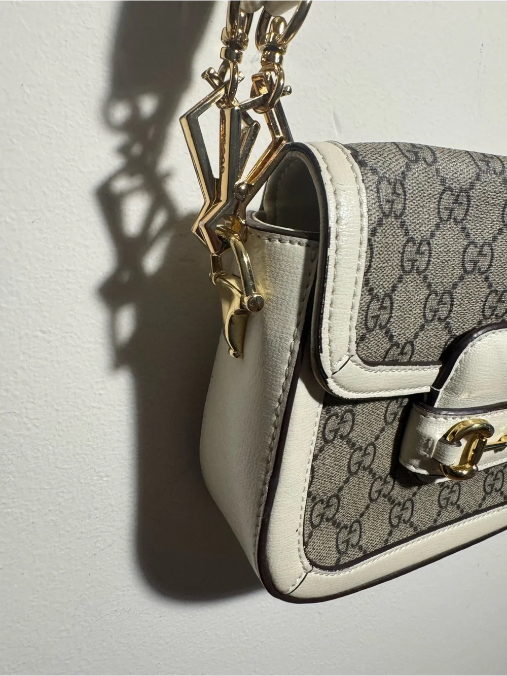 Gucci handle horsebit 1955 leather mini bag